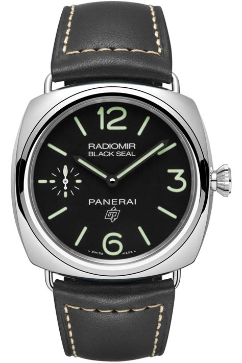 panerai radiomir black seal logo acciaio|Panerai radiomir vintage.